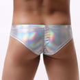 thumbnail image 3 of EOYWHK Mens Briefs with Metallic Accents - Low Rise Contour Fit Underwear, Breathable Trunks for Costume Parties, 3 of 8