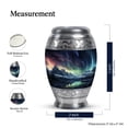 thumbnail image 2 of Aurora Miracles Over Mountain Wilderness - Compact Mini Urn For Adult Ashes - Elegant Tribute - Keepsake Memorial For Women - Urns For Human Ashes Adult - 3 Inch, Set Of 4, 2 of 5