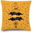 thumbnail image 1 of Awkward Styles Halloween Decorative Pillow Covers Trick or Treat Spiders Throw Cushion Case, 1 of 2