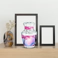 thumbnail image 4 of MUKTIVE Cherry Blossom Burial Urns For Human Ashes Adult Man, Memorial Peach Urn For Ashes For Mom, Decorative Cremation Urn, Funeral Urns For Adult, Keepsake 3 Inch, 4 of 7
