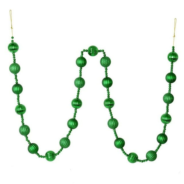 Vickerman M183504 Guirlande de Balle à Rayures Vertes de 6 Pi