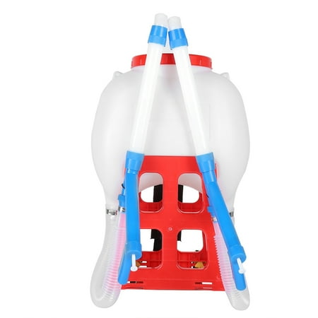 Greensen Broadcast Spreader,20L Large Capacity Manual Seed Spreader Backpack Fertilizer Spreader Garden Seeding Tool, Seed Spreader