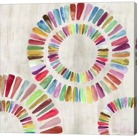 Great Art Now Fun Rings II by Aimee Wilson Canvas Wall Art