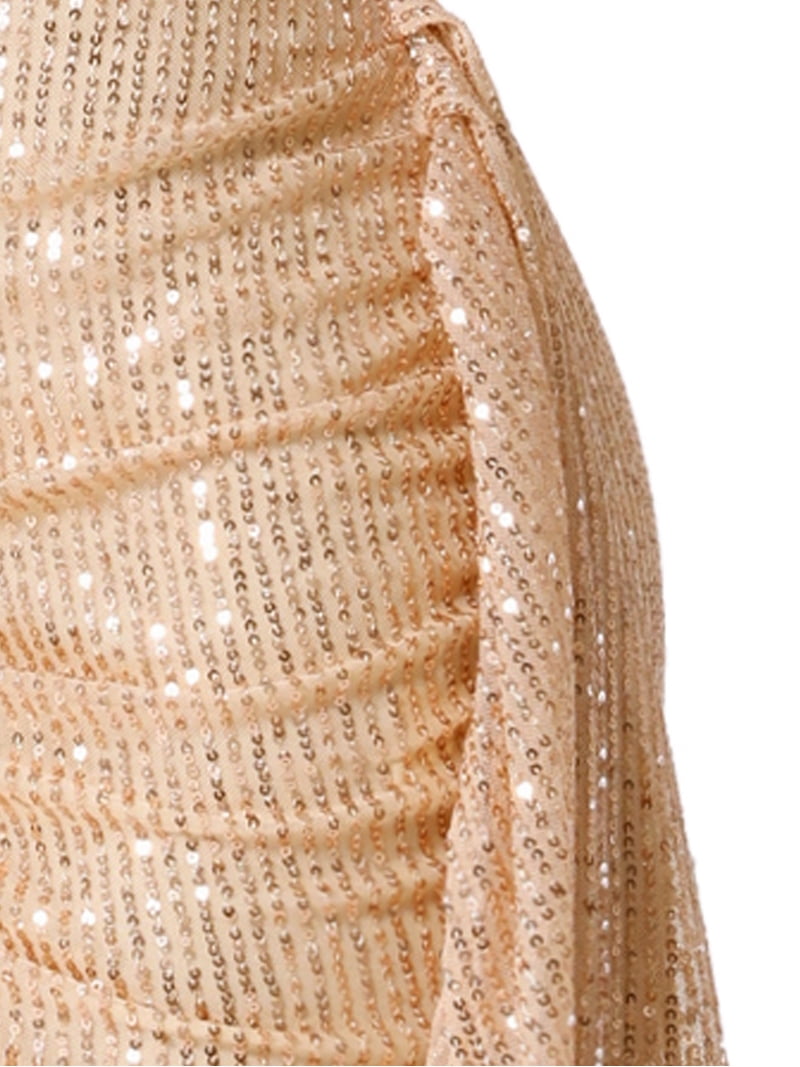 INSPIRE CHIC Women's Dress Sequin Tube Sleeveless Cocktail Wedding Bodycon Mini  Dresses XL Champagne Gold - Walmart.com