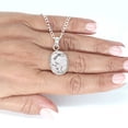 thumbnail image 5 of 925 Sterling Silver Pendant Natural Howlite Handmade Jewelry, 5 of 8