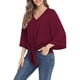 thumbnail image 3 of Txlixc Blusa de color sólido para mujeres Txlixc moda, 3 of 6