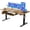 Vintage Brown, variant on ErGear Large Electric Standing Desk with Keyboard Tray, 63x28 Inches Large Adjustable Height Sit Stand Up Desk, Home Office Desk Computer Workstation, Vintage Brown