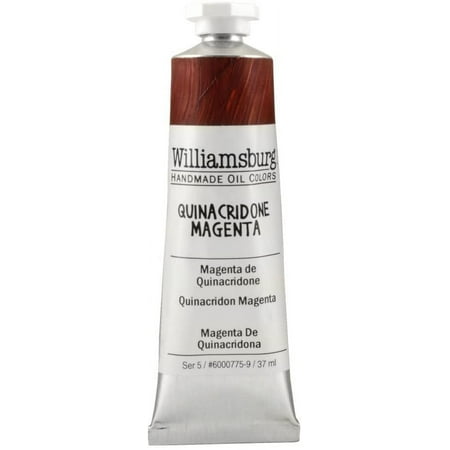 UPC: 0877463000997 | Williamsburg Handmade Oil Paint 37 ml Quinacridone Magenta