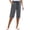 Grey, variant on Womens Dress Pants Ladies' Casual Solid Color Breathable Cotton Linen Five Quarter Pants (with Drawstring Removed And Back Pocket Added) Business Work Casual Pants