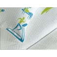 thumbnail image 4 of Ambesonne Fitness Quilted Bedspread Set 3 Pcs, Gym Activity Equipment, Queen Size, Apple Green Sky Blue, 4 of 5
