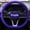 Purple, variant on Dpityserensio Silicone Car Steering Wheel Cover Non-Slip Wear-Resistant Silicone Protective Cover Four Seasons Universal Steering Wheel Cover Hot Pink Fit for 12.59-15 inch