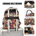thumbnail image 3 of FORMRS Mini Backpack Purse for Women Travel Daypack Casual Shoulder Bag, Red Floral, 3 of 7