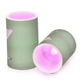 thumbnail image 7 of Yayeee Flameless Candles with Remote Flickering Battery Operated Multi Color Changing, Big Pink Stars Pattern, 7 of 7
