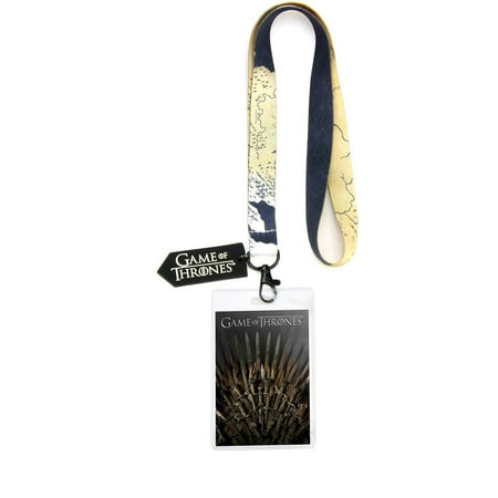 Game of Thrones Iron Throne Lanyard w/ PVC Charm (Best Game Improvement Irons Ever)