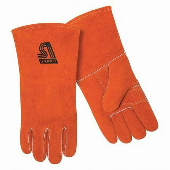 Steiner 2119Y XS ThermoCore Foam Lined Shoulder Split Cowhide Stick Welding Gloves Brown X Small