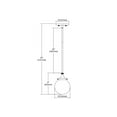 thumbnail image 2 of Elk Home 6-Inch Wide Beverly Hills Pendant, Modern, Satin Brass, 2 of 2