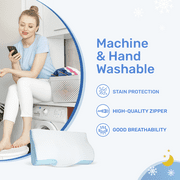 Derila King Size Cooling Pillowcase| Optimal Temperature Control for Derila Memory Foam Pillow