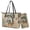 Beige-Boho Mandala Floral Horse, variant on TSOVTHRID Aztec Tribal Wolf Print Tote Bag for Women Large Capacity Wallet and Purse Set Shoulder Purse Handbags Work Laptop Travel Top Handle Satchels Zip Pouch