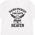 thumbnail image 4 of Inktastic Handpicked for Earth By My Aunt in Heaven with Angel Wings Boys or Girls Long Sleeve Toddler T-Shirt, 4 of 5