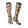 thumbnail image 5 of Lsque Rose Flowers Printed Crew Socks Men's Women's LightWeight Thin Casual Calf Socks ,Knee High Socks,Cotton Socks, 5 of 9