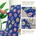 thumbnail image 5 of Yayeee 4 Pack Dining Chair Covers Stretch Parson Chairs Slipcovers Seat Protector, Blue Colorful Candies, 5 of 6