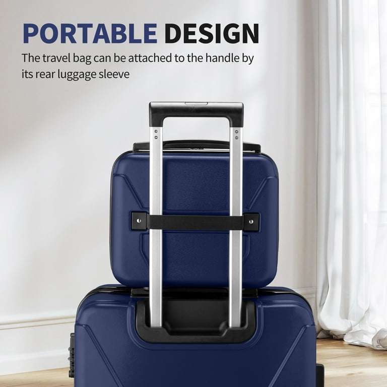 Zimtown 5-Piece Luggage Set with 8 Packing Cubes, Hard Shell