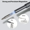 thumbnail image 4 of Kitims Magnetic Screwdriver Set, Ratcheting Precision Screwdriver Set 25 in 1 Compact Screw Driver Set Kit Multibit Mini Non-Slip Grip, Professional Repair Tool Kit for PC Phone Watch Electronic, 4 of 7