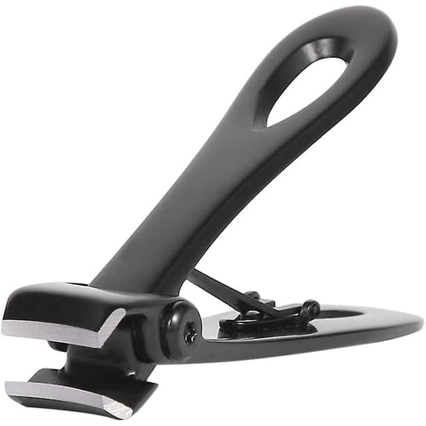 Thick Nail Clippers Wide Claw Nail Clippers For Thick Toenail Nails, Stainless Steel Heavy Duty Finger Toe Nail Clipper Trimmer, Black