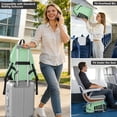 thumbnail image 6 of JIALIOU 14" Laptop Backpack Waterproof Airline Approved Stylish Casual Daypack for Travel Business College Work, Sage Green Yellow Polka Dot, 6 of 8