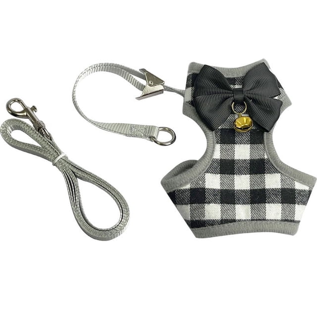Cuerda de tracción para gatos, tamaño grande, cuerda para caminar para gatos, cadena antirrotura para gatos, chaleco lindo y cómodo para mascotas, correa para el pecho.