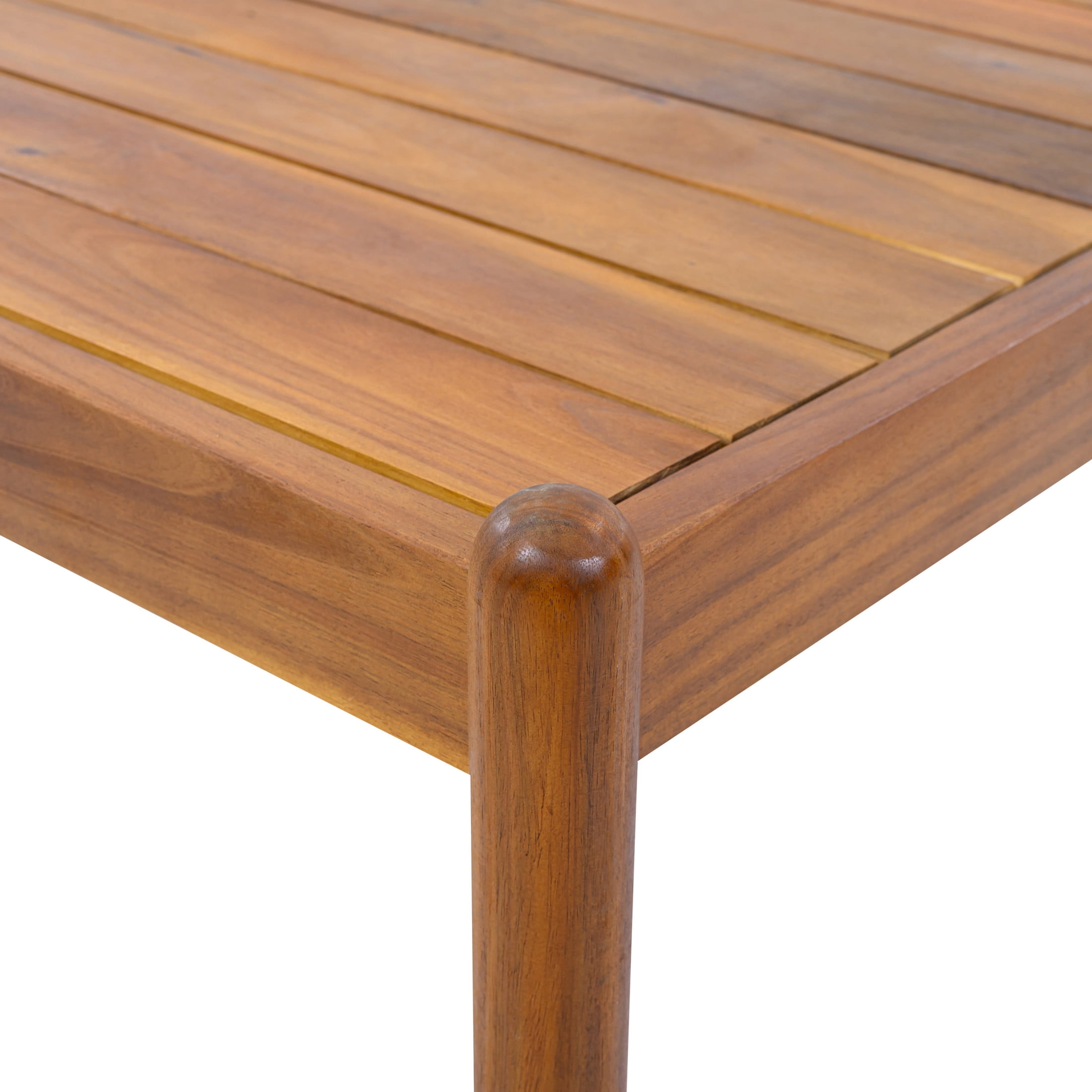Christopher Knight Home 39" Contemporary Outdoor Acacia Wood Slatted Coffee Table, Teak