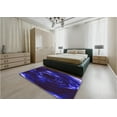thumbnail image 4 of Ahgly Company Indoor Rectangle Patterned Purple Amethyst Purple Area Rugs, 7' x 10', 4 of 6