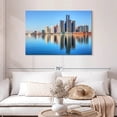 thumbnail image 2 of Elephant Stock State Of Michigan Wall Art - Horizontal Canvas Wall Art - Living Room Wall Decor - Places Canvas - Gray And Blue Decor - 45" x 30", 2 of 8