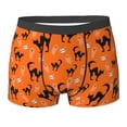 thumbnail image 6 of Mens Underwear Boxer Briefs - halloween cat Patterns Comfort Breathable men's boxer briefs with Flex Waistband, 6 of 7