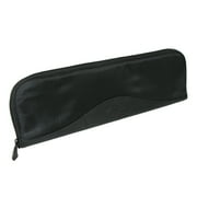 DOPP Men's Zip Around Travel Tie Case with Leather Trim by Dopp
