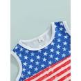 thumbnail image 5 of Bagilaanoe 4th of July Clothes for Toddler Baby Boys Sleeveless Star/Stripe Print Tank Tops + Shorts 12M 18M 24M 3T 4T 5T Kids Independence Day Outfits 2pcs Short Pants Set, 5 of 8