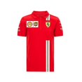 thumbnail image 2 of New 2025 F1 Ferrari Racing Suit Red Top Short-sleeved Polo Shirt Summer Men Clothes Overalls, 2 of 4