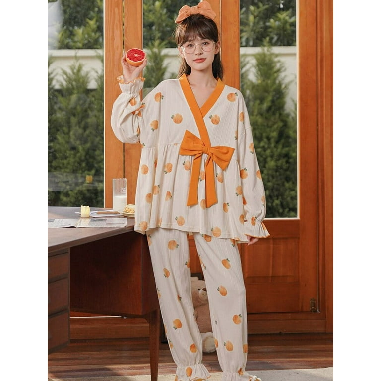 DanceeMangoo Women Pajamas Set Comfortable Long Sleeve Pijama Suit Casual  Homewear Clothes Autumn Winter Pajama Sets Ladies Sleepwear Set