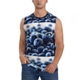 thumbnail image 1 of Fotbe Blueberry Men's Camiseta sin Mangas Estampada para Hombres, Playera Casual para Gimnasio, Entrenamiento, Playa-Medium, 1 of 7