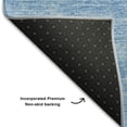 thumbnail image 3 of Addison Rugs Mayfield Washable Transitional Modern Blue Rectangle Rug, 1'8" x 2'6", 3 of 5