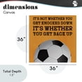 thumbnail image 3 of Whether You Get Back Up Canvas Wall Art, design by Marcus Prime, 3 of 8