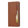 thumbnail image 5 of For iPhone 17 Pro Cell Phone Case Magnetic Closing PU Leather Stand Cover - Wine Red, 5 of 5
