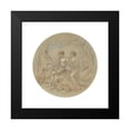 thumbnail image 2 of Hablot Knight Browne 20x20 Black Modern Framed Museum Art Print Titled - Designs for a Series of Plates Illustrating Venus and Adonis Pl9, 2 of 5
