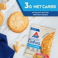 thumbnail image 5 of Atkins Peanut Butter Protein Cookie, Protein Dessert, Rich in Fiber, 3g Net Carb, 1g Sugar, Keto Friendly, 4 Count, 5 of 5