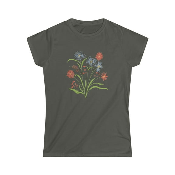 Spring Flowers Tee, Wildflower Tee, Floral Tee, Easter Shirt, Floral Bouquet, Spring, Graphic Tee, Garden, Gift For Her
