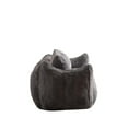 thumbnail image 7 of Giant Bean Bag Chair, 75" Memory Foam Loveseat Sofa with Pillows, Grey, 7 of 7