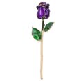 thumbnail image 5 of Flor de rosa chapada en oro de 24 quilates para cumpleaños, decoraciones del día de San Valentín, adornos con base, 5 of 5