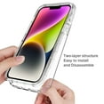 thumbnail image 3 of Crystal Clear Case for iPhone 15, Gradient Design with Built-in Screen Protector Shockproof Anti-Yellowing Case for iPhone 15, Military Grade Protection Phone Cover, Clear, 3 of 6