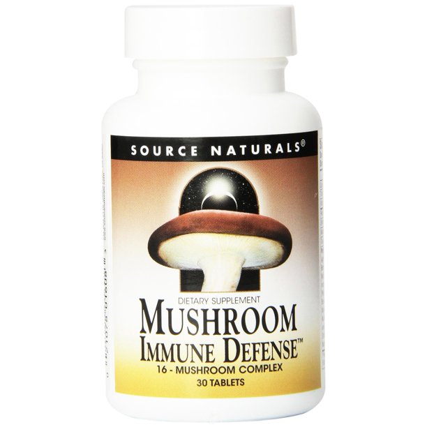 Mushroom Immune Defense 30 Tabs by Source Naturals, Pack of 2 Walmart