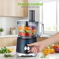 thumbnail image 2 of RUIE 12 Cup Food Processor with Salad Spinner for Chop, Puree, Slice, Shred and Knead Dough,Suitable for Cheese, Meat and Veggie Prep,Black, 2 of 12